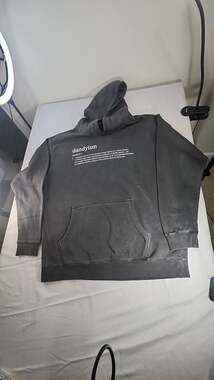 Modern Dandy Dandyism Definition Charcoal Wash Hoodie XL